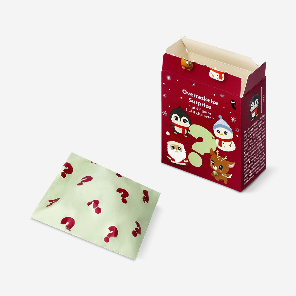 Collectable Christmas character toy by Flying Tiger Copenhagen featuring festive holiday-themed figures and surprises.