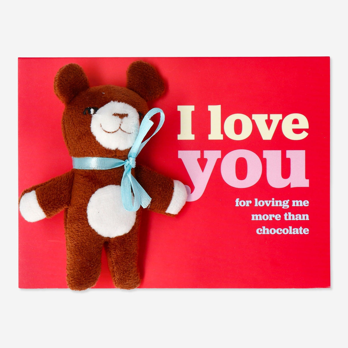 Flying Tiger Copenhagen cuddly toy with card, soft plush friend perfect for hugging and gifting.