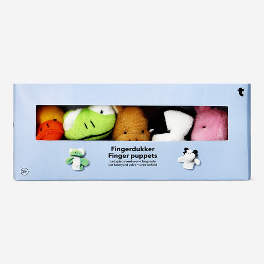 Farm animals finger puppets - 5 pcs