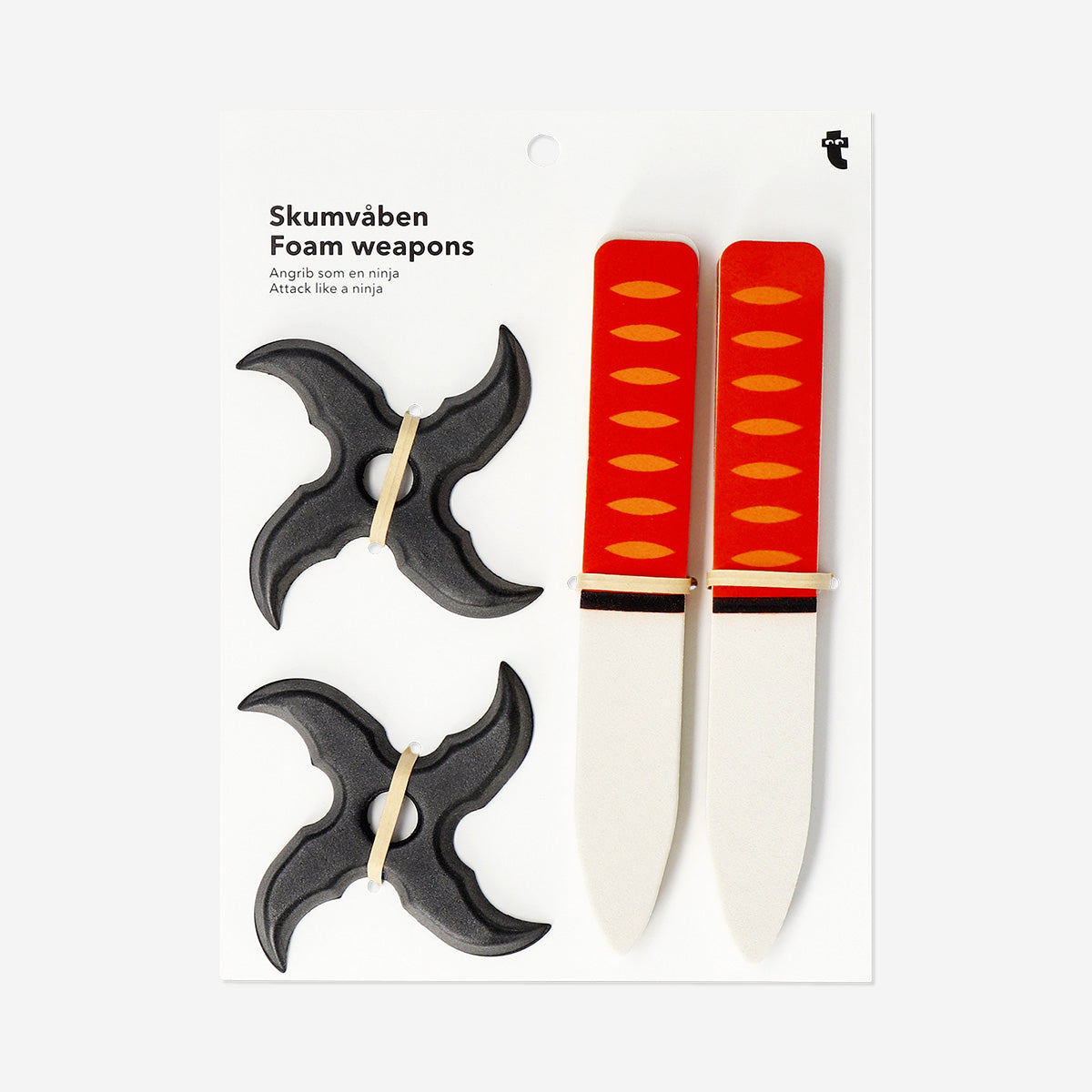 Foam ninja accessories- 4 pcs