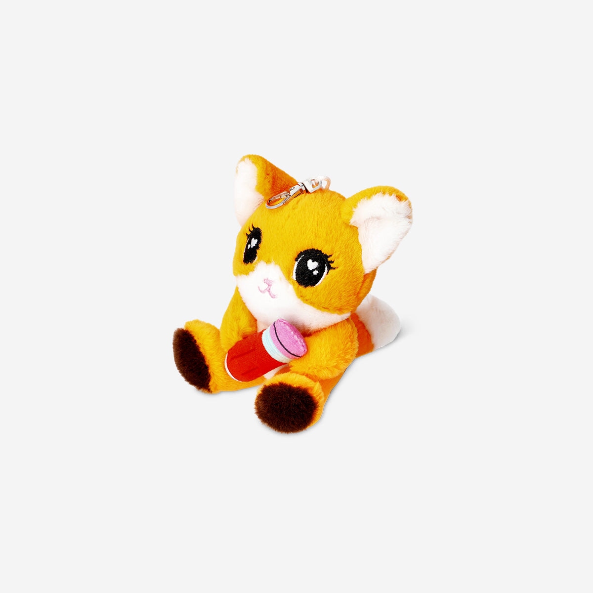 Adorable Fox Bag Charm – Soft Plush Toy for Accessories – Flying
