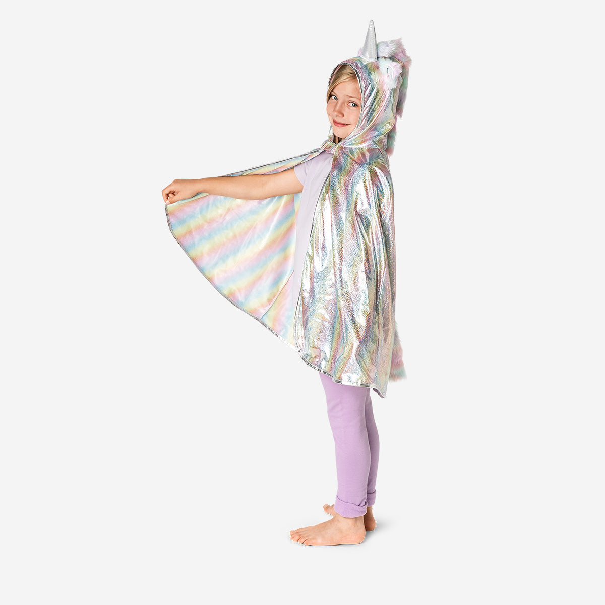 Holographic unicorn cape - For kids