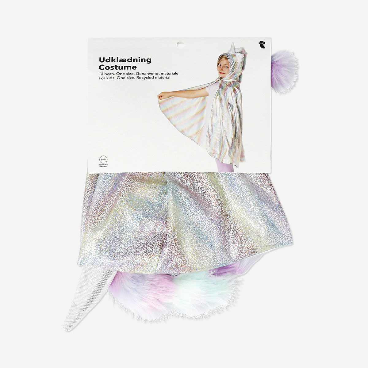 Holographic unicorn cape - For kids