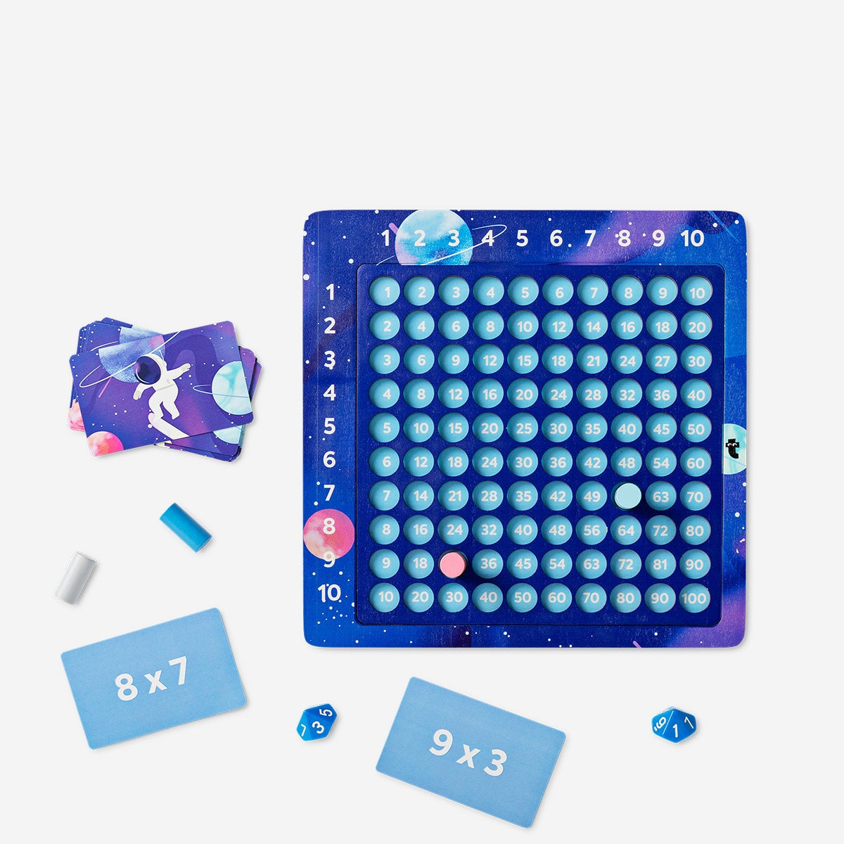 Space-Themed Multiplication Board Game | Fun Learning for Kids | Flying ...