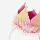 Giantree Cerchietto con paillettes a corona, 2 pezzi, per compleanno e ragazza, con cerchietto con paillettes, fascia per capelli per compleanno, Natale, colore oro e argento, taglia unica Giantree Cerchietto con paillettes a corona, 2 pezzi, per compleanno e ragazza, con cerchietto con paillettes, fascia per capelli per compleanno, Natale, colore oro e argento, taglia unica