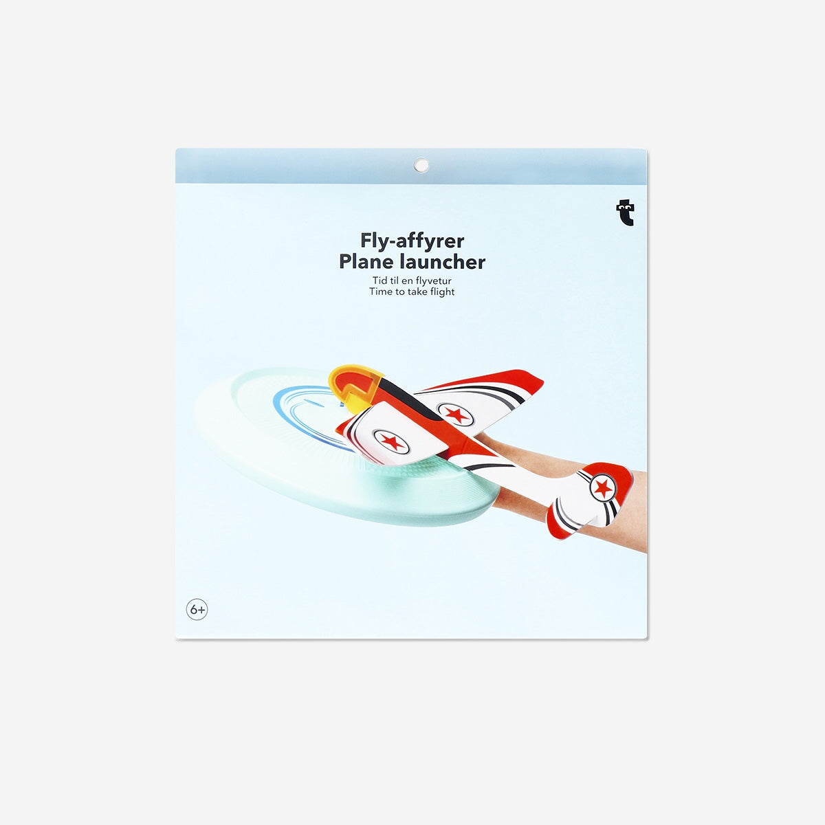 Plane launcher disc Toy Flying Tiger Copenhagen 