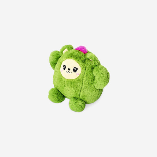 Plush teddy in cactus costume