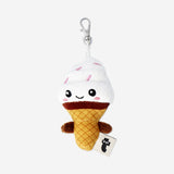 Plush toy key ring - Soft ice