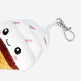 Plush toy key ring - Soft ice