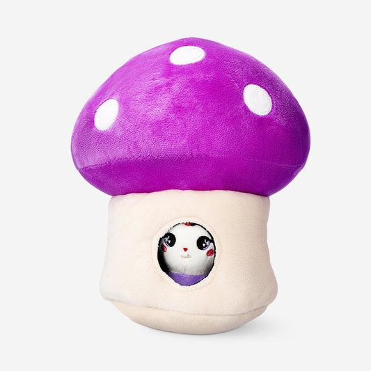Juguete de peluche - Mini peluches con casa de hongos