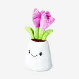 Peluche - Tulipanes sonrientes en jarrón