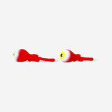 Two Flying Tiger Copenhagen shooting eyes toys with colorful, movable eyes for fun, sensory play, and imaginative activities.