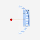 Wooden bow and arrow Toy Flying Tiger Copenhagen 