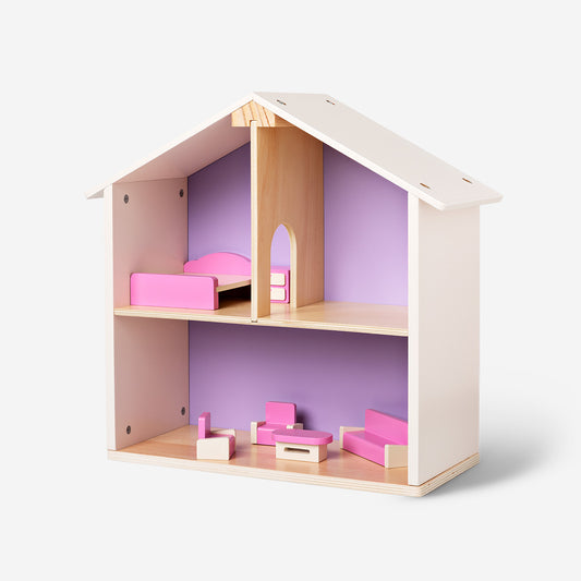 Casa de muñecas de madera