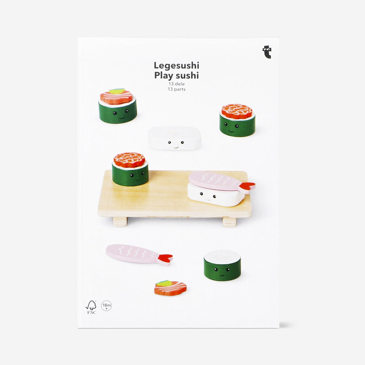 Wooden sushi play set Toy Flying Tiger Copenhagen 