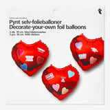 Foil balloons with stickers. 3 pcs Party Flying Tiger Copenhagen 