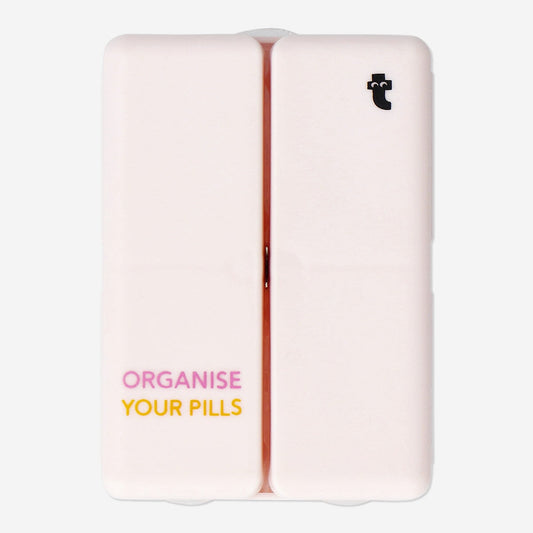 Foldable pill organiser