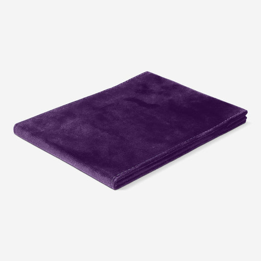 Miroir pliable en velours violet