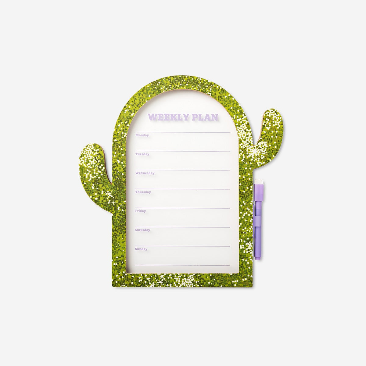 Framed cactus planner board with marker Office Flying Tiger Copenhagen 