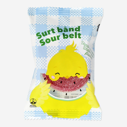 Giant sour belt with watermelon flavour