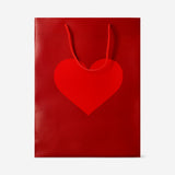 Gift bag with red heart Office Flying Tiger Copenhagen 