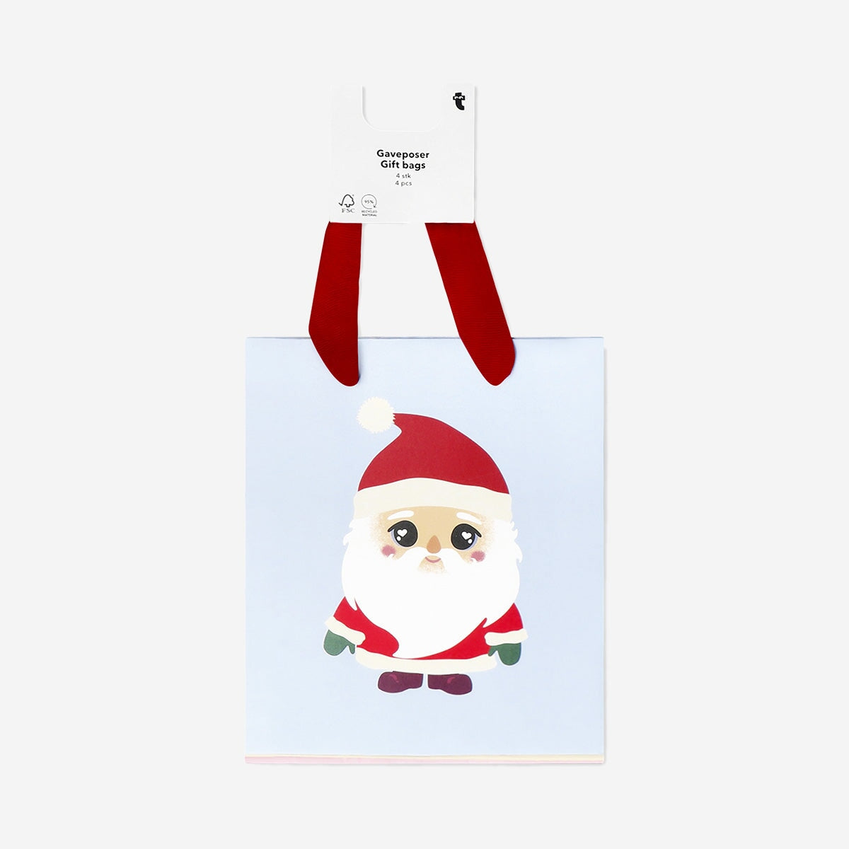 Gift bags with Christmas characters - 4 pcs Office Flying Tiger Copenhagen 