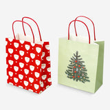 Gift Bags with Christmas Motifs - 2 pcs Party Flying Tiger Copenhagen 