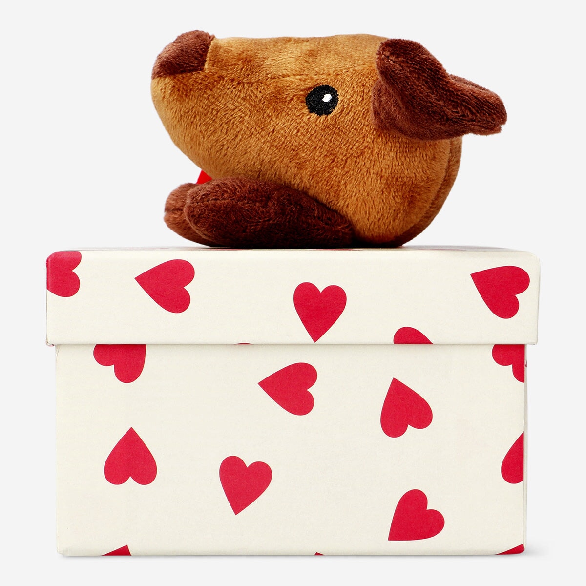 Gift box with plush sausage dog Party Flying Tiger Copenhagen 