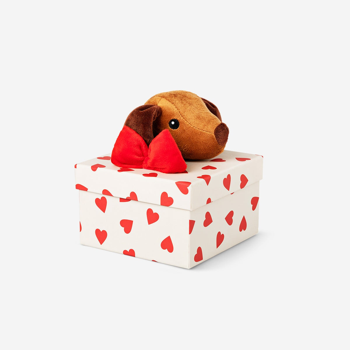 Gift box with plush sausage dog Party Flying Tiger Copenhagen 