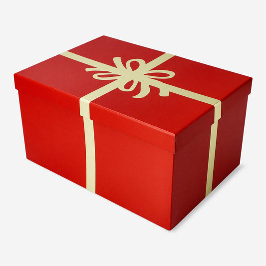 Caja de regalo con lazo  - grande