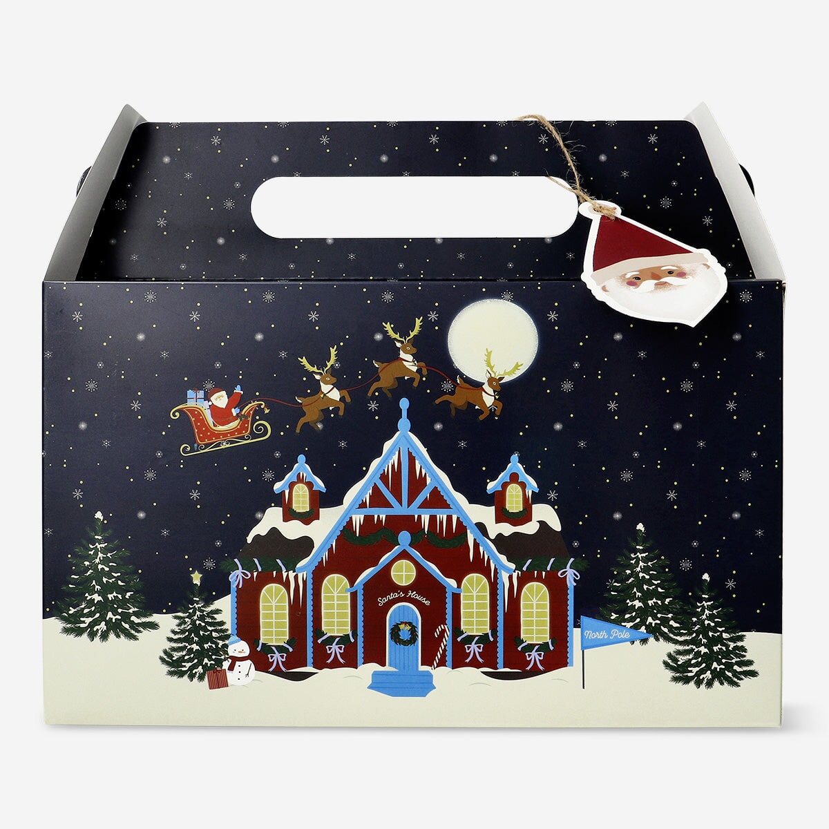 Gift Box with Santas Party Flying Tiger Copenhagen 