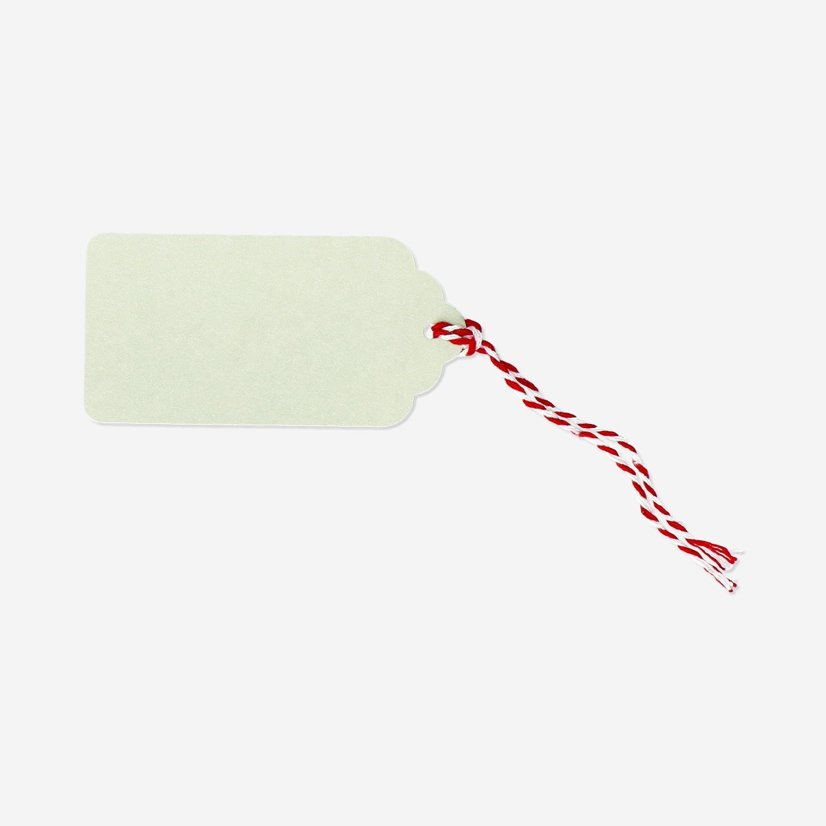 Gift tags with red and white string - 12 pcs Office Flying Tiger Copenhagen 