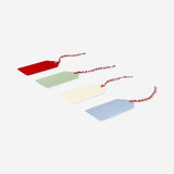Gift tags with red and white string - 12 pcs Office Flying Tiger Copenhagen 