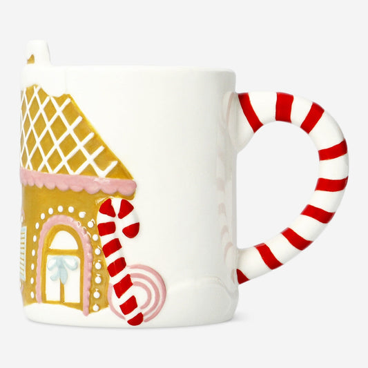 Taza de Navidad Casa de Jengibre - 320 ml