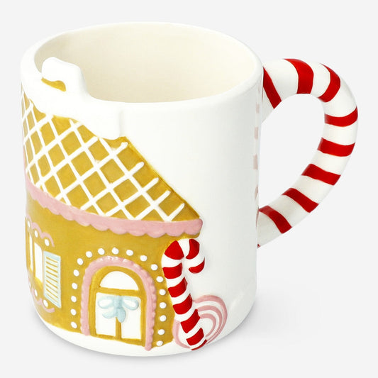 Taza de Navidad Casa de Jengibre - 320 ml