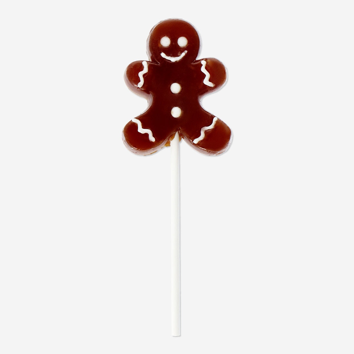 Gingerbread Person-Shaped Lollipop with Cola Flavour Food Flying Tiger Copenhagen 