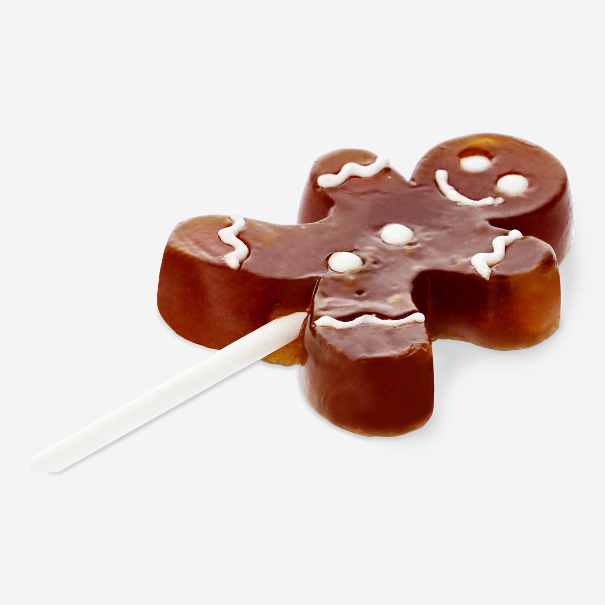 Gingerbread Person-Shaped Lollipop with Cola Flavour Food Flying Tiger Copenhagen 