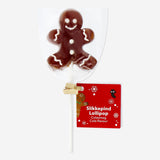 Gingerbread Person-Shaped Lollipop with Cola Flavour Food Flying Tiger Copenhagen 