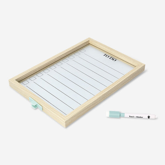 Glass planner board with marker - A4