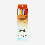 Glitter gel pens with cat toppers - 4 pcs Office Flying Tiger Copenhagen 