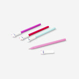 Glitter gel pens with pandas - 4 pcs Office Flying Tiger Copenhagen 