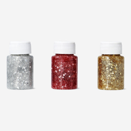 Glitter glue - 3 pcs