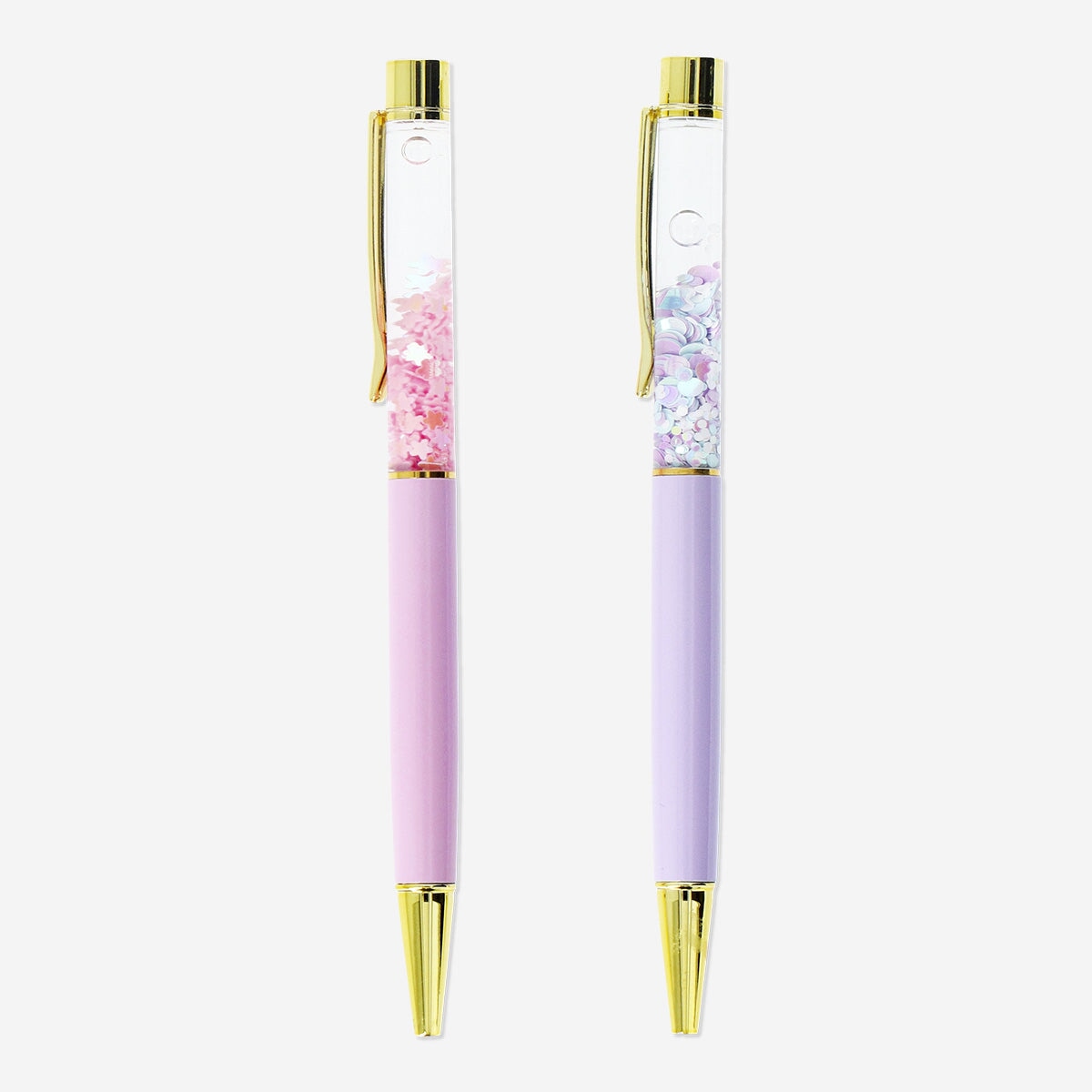 Glittery Ballpoint Pens - 2 pcs Office Flying Tiger Copenhagen 