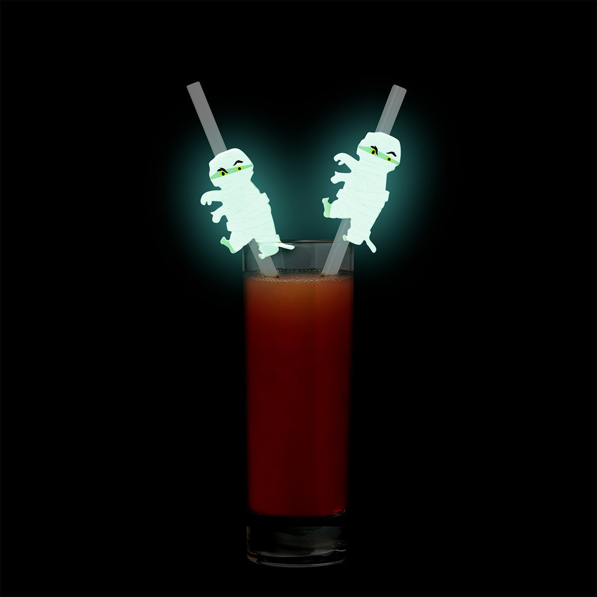 Glow in the Dark Halloween Straws - 4 pcs Party Flying Tiger Copenhagen 