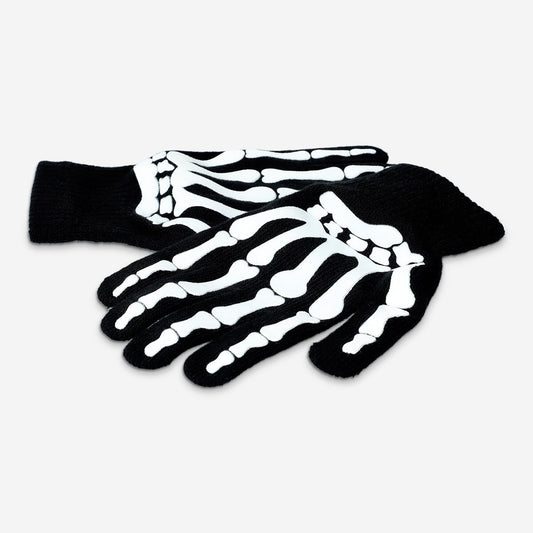 Glow in the dark skeleton gloves