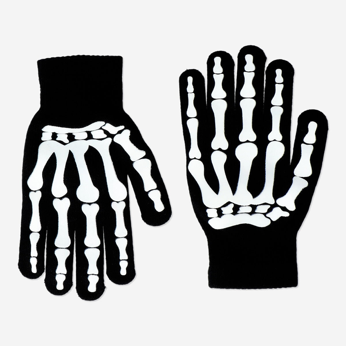 Glow in the Dark Skeleton Gloves Textile Flying Tiger Copenhagen 