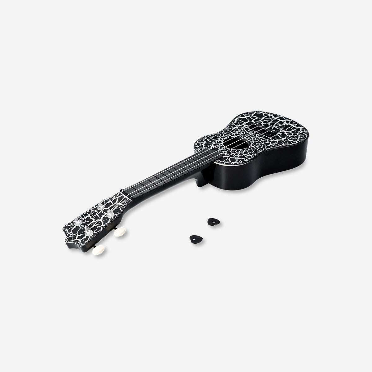 Glow in the dark skeleton ukulele gadget Flying Tiger Copenhagen 