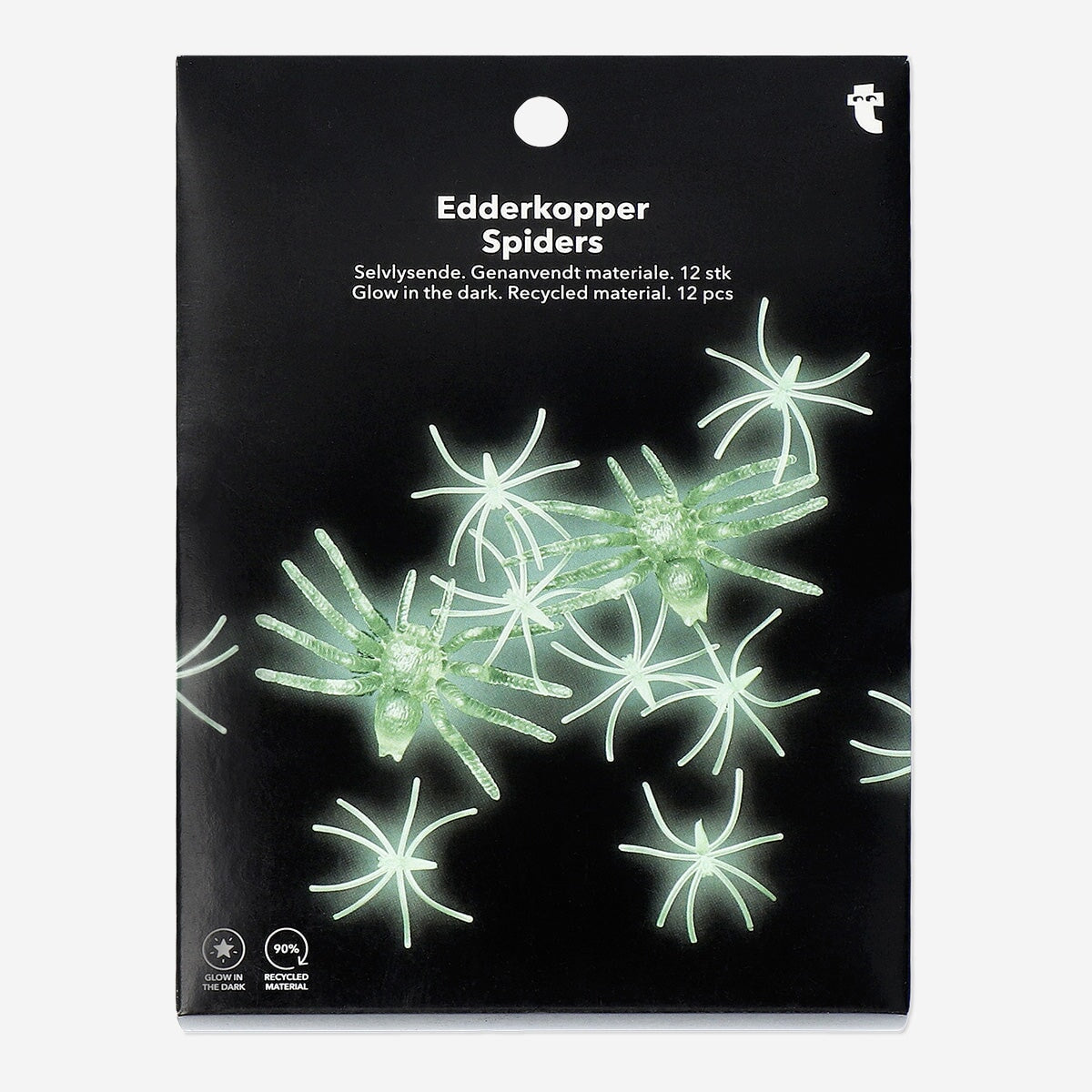 Glow in the Dark Spiders - 12 pcs Party Flying Tiger Copenhagen 