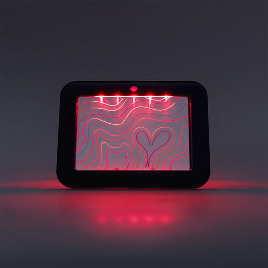 Glowing drawing board