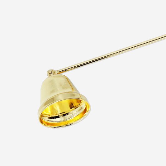 Gold candle snuffer